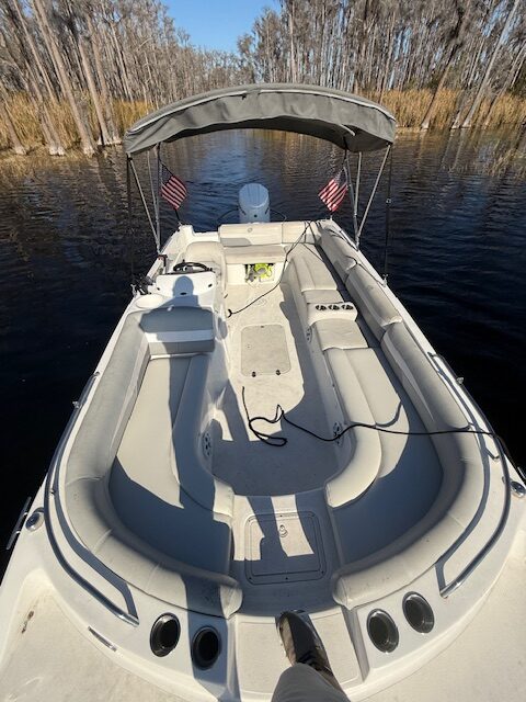 20 ft hurricane deck boat delivered dockside in Windermere