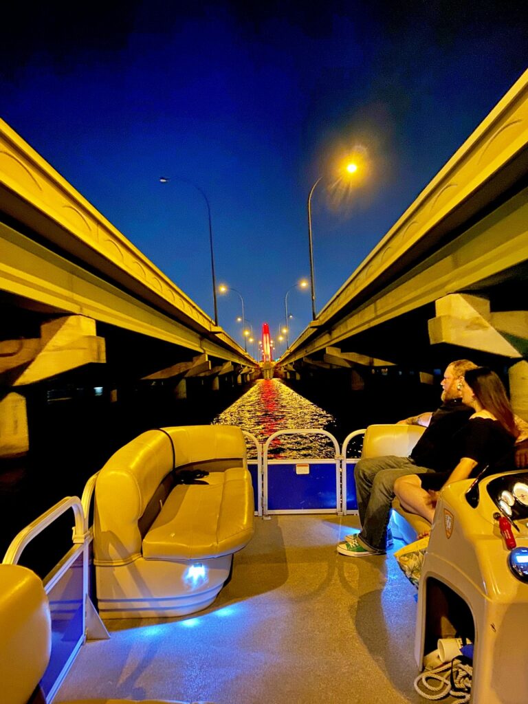 underneath the 408 bridge in orlando