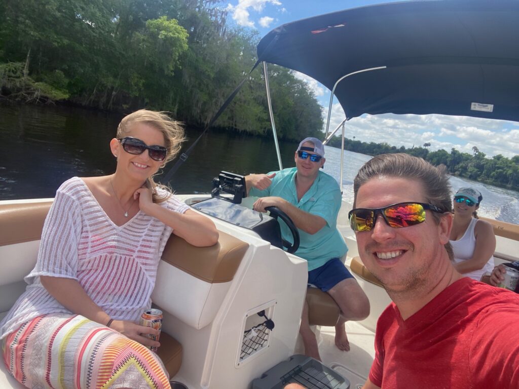 Scenic views of the St. Johns River north of Sanford Florida